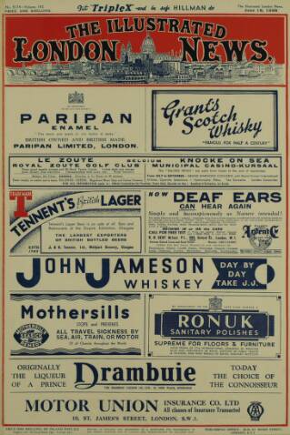 cover page of Illustrated London News published on June 18, 1938