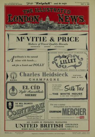 cover page of Illustrated London News published on May 2, 1959
