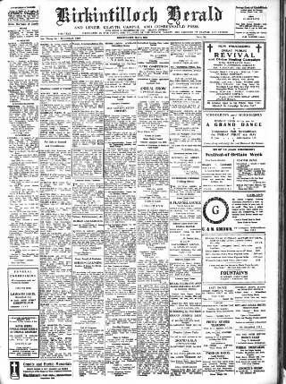 cover page of Kirkintilloch Herald published on May 2, 1951
