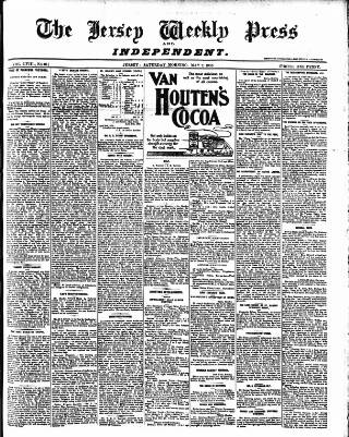 cover page of Jersey Independent and Daily Telegraph published on May 2, 1903