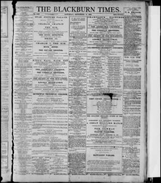 cover page of Blackburn Times published on September 17, 1921