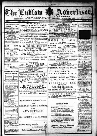 cover page of Ludlow Advertiser published on February 2, 1901