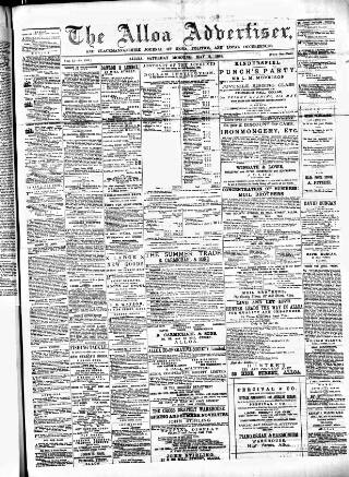 cover page of Alloa Advertiser published on May 2, 1891