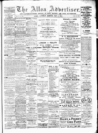 cover page of Alloa Advertiser published on May 4, 1895