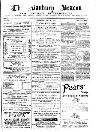 cover page of Banbury Beacon published on May 2, 1891