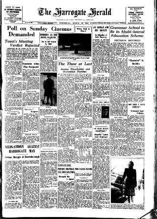 cover page of Harrogate Herald published on March 19, 1947