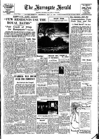 cover page of Harrogate Herald published on May 14, 1947