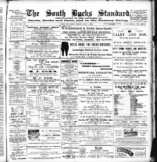 cover page of South Bucks Standard published on May 4, 1900