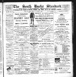 cover page of South Bucks Standard published on February 2, 1906