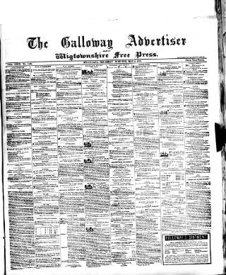 cover page of Galloway Advertiser and Wigtownshire Free Press published on May 2, 1872