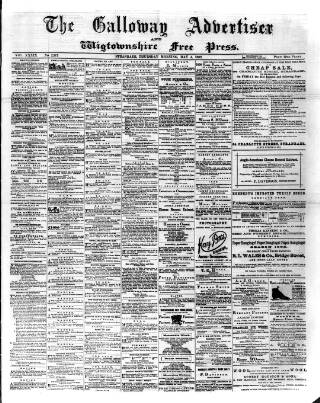 cover page of Galloway Advertiser and Wigtownshire Free Press published on May 4, 1882