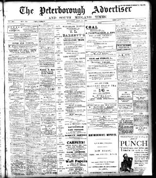 cover page of Peterborough Advertiser published on May 4, 1912