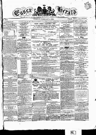 cover page of Essex Herald published on February 2, 1869
