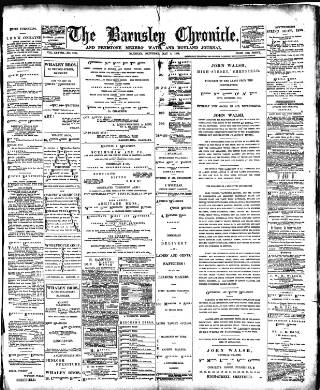 cover page of Barnsley Chronicle published on May 2, 1896