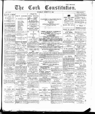 cover page of Cork Constitution published on March 19, 1895