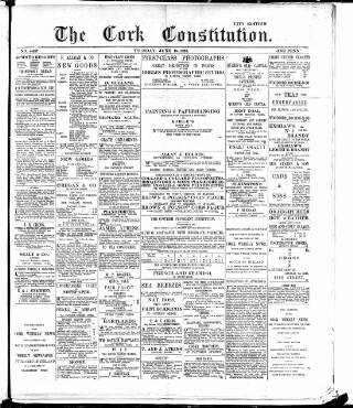 cover page of Cork Constitution published on June 18, 1895