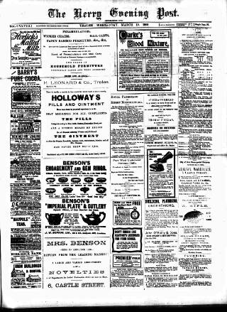 cover page of Kerry Evening Post published on March 19, 1902