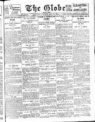 cover page of Globe published on May 2, 1914