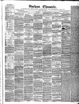 cover page of Durham Chronicle published on May 2, 1845
