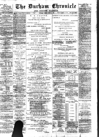 cover page of Durham Chronicle published on June 18, 1897