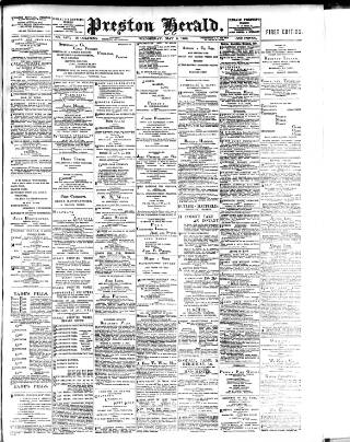 cover page of Preston Herald published on May 2, 1900