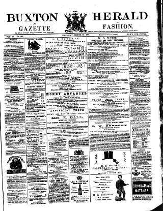 cover page of Buxton Herald published on March 19, 1874