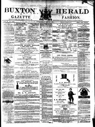 cover page of Buxton Herald published on November 2, 1876