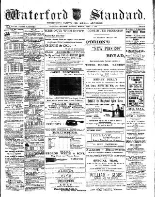 cover page of Waterford Standard published on April 1, 1905