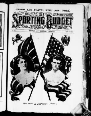 cover page of Illustrated Police Budget published on May 28, 1910