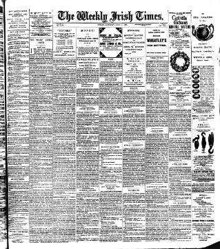 cover page of Weekly Irish Times published on June 18, 1898