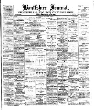 cover page of Banffshire Journal published on September 17, 1901