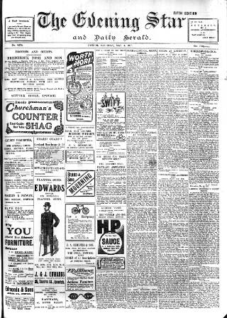 cover page of Evening Star published on May 4, 1907