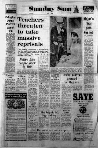 cover page of Sunday Sun (Newcastle) published on May 4, 1969