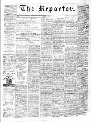 cover page of Reporter (Stirling) published on June 18, 1881