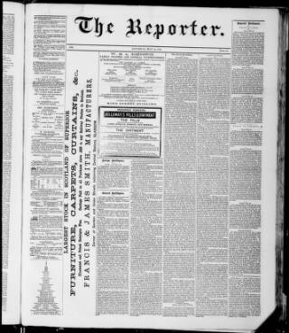 cover page of Reporter (Stirling) published on May 24, 1884
