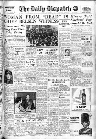 cover page of Daily Dispatch (Manchester) published on September 17, 1945