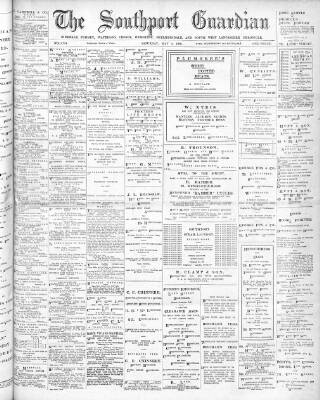 cover page of Southport Guardian published on May 4, 1901