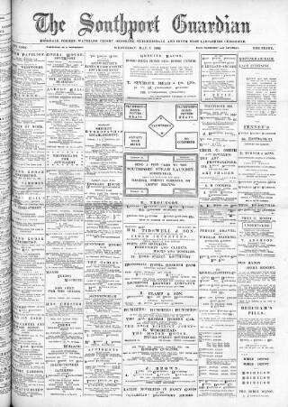 cover page of Southport Guardian published on May 2, 1906
