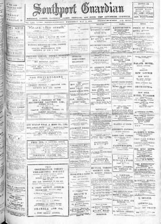 cover page of Southport Guardian published on May 4, 1921
