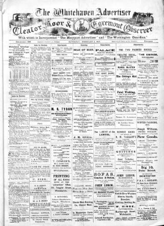 cover page of Whitehaven Advertiser and Cleator Moor and Egremont Observer published on February 2, 1918