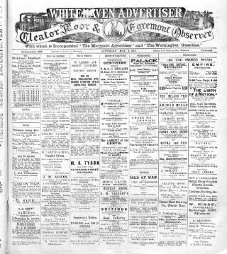 cover page of Whitehaven Advertiser and Cleator Moor and Egremont Observer published on May 4, 1918