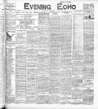 cover page of Evening Echo (Cork) published on May 2, 1904