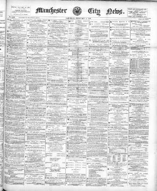 cover page of Manchester City News published on February 2, 1901