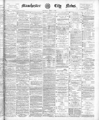 cover page of Manchester City News published on April 4, 1903