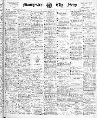 cover page of Manchester City News published on June 18, 1904