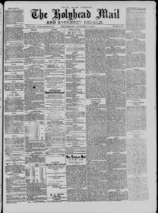 cover page of Holyhead Mail and Anglesey Herald published on August 2, 1894