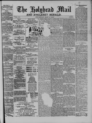 cover page of Holyhead Mail and Anglesey Herald published on May 4, 1899
