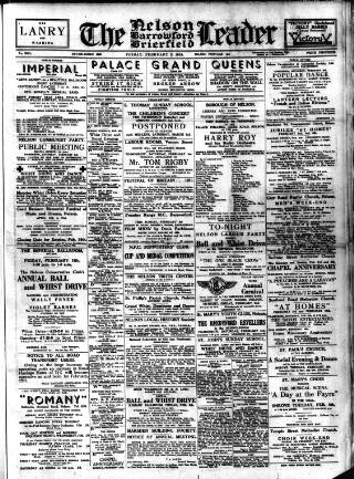 cover page of Nelson Leader published on February 2, 1951