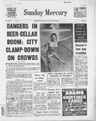 cover page of Birmingham Weekly Mercury published on May 2, 1971