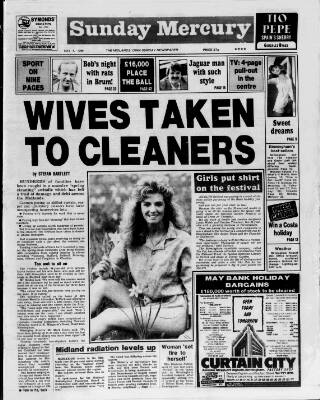 cover page of Birmingham Weekly Mercury published on May 4, 1986